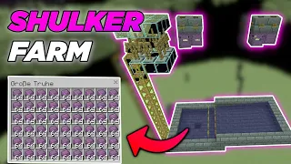 SHULKER Farm Minecraft Bedrock 1.20.50