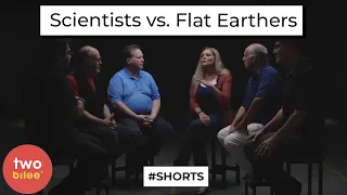 Scientists and Flat Earthers Debate the Moon Landing #Shorts | Twobilee