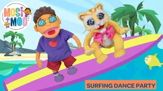 Surfing Dance Party for Kids - Educational Action Video, Fun, Dance to Learn, Waves, Balance, Rhythm