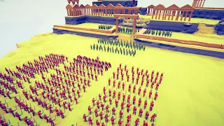 CAN 150x MEDIEVAL ARMY CAPTURE SAMURAI BASE? - Totally Accurate Battle Simulator TABS