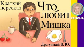 Пересказ Что любит Мишка. Драгунский В. Ю. 1 минута