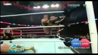 Sin Cara y Jhon Cena vs The Miz Alex Riley RAW 18 ABRIL 2011   YouTube