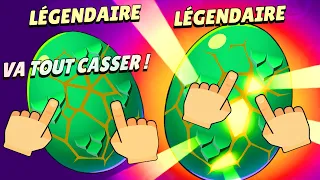 2 OEUFS LÉGENDAIRES de SUITE dans ce PACK OPENING d'OEUFS Godzilla Brawl Stars !!!