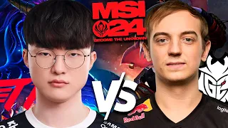 T1 FAKER vs G2 CAPS - MSI 2024, CN SUPER SERVER