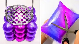 Oddly Satisfying Slime ASMR No Music Videos - Relaxing Slime 2022 - 6
