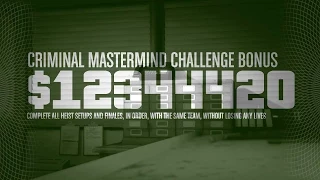 GTA 5 - Criminal Mastermind Challenge | Heist #1 - Fleeca Job