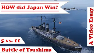 How did the Japanese Achieve Victory at the Battle of Tsushima?