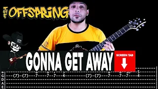 【THE OFFSPRING】[ Gonna Get Away ] cover by Masuka | LESSON | GUITAR TAB