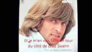 Dave - Du coté de chez Swann (Lyrics)