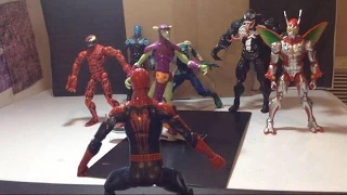 Spiderman vs Sinister Six Stop Motion