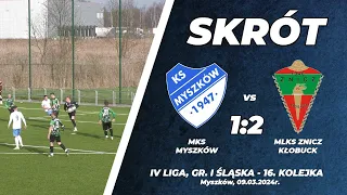 16. kolejka 2023/24: MKS Myszków - MLKS Znicz Kłobuck 1:2