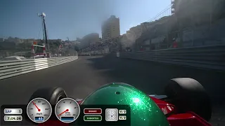 Monaco Historique 2021 on board camera Race G Qualifying. Ensign N179 Paul Tattersall