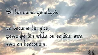 The Lord's Prayer in Anglo-Saxon