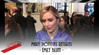 Emily Blunt - Mary Poppins Returns – European Premiere Interviews