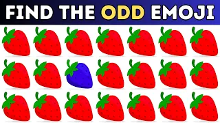 Find the Odd Emoji Quiz | Emoji Challenges
