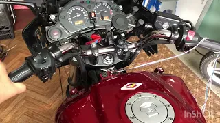 Установка индикатора передачи на мотоцикл Honda CBF600SA