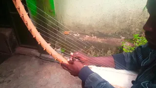 How fast can you play on Bow harp [Adungu]