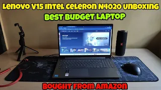 Lenovo V15 Intel Celeron N4020 Unboxing | Lenovo V15 Intel Celeron N4020 Laptop Review