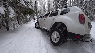 Снежный offroad на Renault Duster.