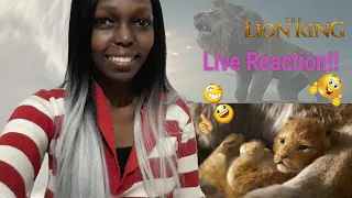 The Lion King Official Teaser Trailer Reaction Video. Soo sweet!!