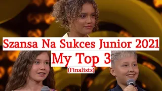 JESC 2021 // Szansa Na Sukces Eurowizja Junior 🇵🇱 My Top 3 Finalists (With Comments)