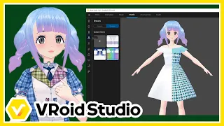 VRoid How to Colour the Base Textures // Easy VRoid Clothes #VRoid