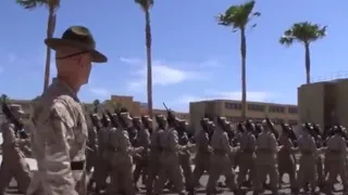 I put Star Wars Marching music over military soldiers marching