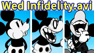 Friday Night Funkin': VS Mickey Mouse.avi (Wednesday Infidelity) FULL WEEK + Cutscene [FNF Mod/HARD]