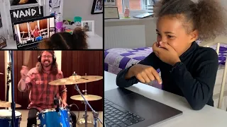 Challenge Accepted! Nandi Bushell reacts to Dave Grohl accepting her drum battle request!