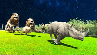 Run Away from Lions in Dangerous Forest - Animal Revolt Battle Simulator