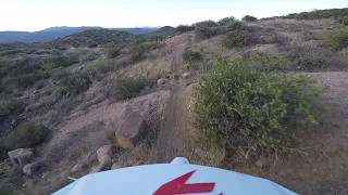 First Segments of Pickaxe Single Track Trail Mesquite Wash AZ