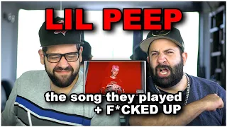 Lil Peep - the song they played [when i crashed into the wall] + fucked up *REACTION!!