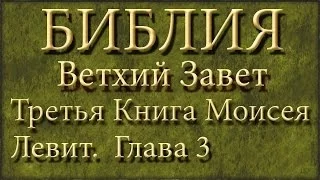 Библия.Ветхий завет.Третья книга Моисея Левит.Глава 3.