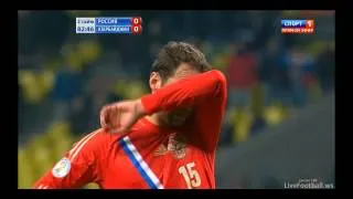 Россия 1-0 Азербайджан (16.10.2012) - Гол Широкова с пенальти