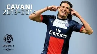 Edinson Cavani - All Goals in 2013-2014 (1st half) - PSG