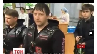 «Нічні вовки» покатали священиків із хоругвами найзахіднішими околицями Росії