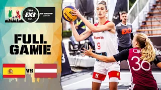 Spain v Latvia | Women's - Quarter-Finals Full Game | FIBA 3x3 U18 World Cup 2021