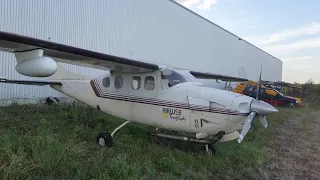 Заброшенная Cessna 210