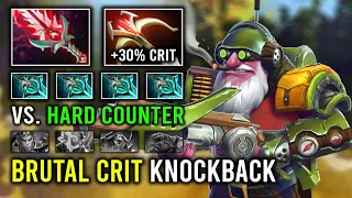 How to Play Mid Sniper Against Hard Counter 100% Free Hit Max Range Crit Hit Knockback Dota 2