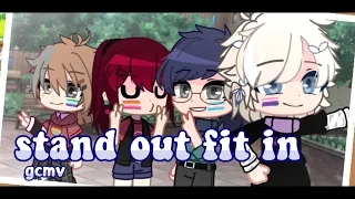 stand out fit in // gacha club // GCMV // happy pride month 🏳️‍🌈✨