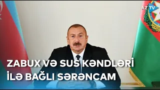 Laçının Zabux və Sus kəndlərinin layihələndirilməsi və tikintisinə 800 min manat ayrılıb