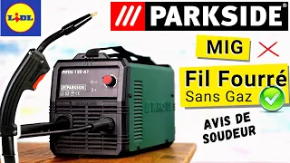 ✅ PARKSIDE FIL FOURRÉ, Nouveau poste à souder - AVIS et TEST COMPLET Pifds120 A1/B2 ☑️