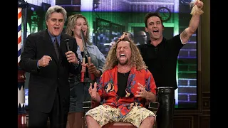 Sammy Hagar Gets His Haircut on The Tonight Show with Jay Leno - November 1999