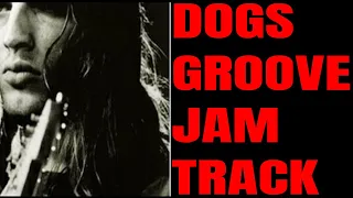 Dogs Groove Jam Pink Floyd Style Guitar Backing Track (D Minor)