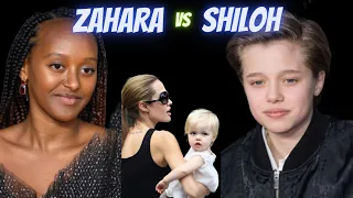 Zahara Jolie-Pitt VS Shiloh Jolie-Pitt Transformation From 1 To 15 Years Old