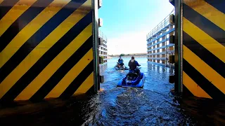 Jet Ski in Dangerous Alligator Infested Kissimmee River (JetSkis)