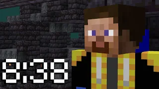 Beating Minecraft in 8 Minutes (ranked PB)