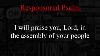 [CANTOR] Fifth Sunday of Easter - April 28, 2024 - (RESPOND & ACCLAIM)