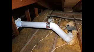 Bathroom Extractor Fan install using rigid plastic duct