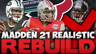 JJ Watt Gets Released and Deshaun Watson Gets Traded! Madden 21 Houston Texans Realistic Rebuild